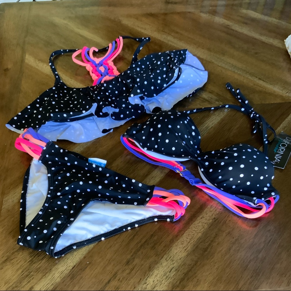 NWT California waves bikini